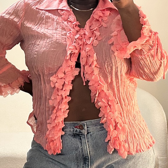 Vintage button up top - Picture 4 of 6